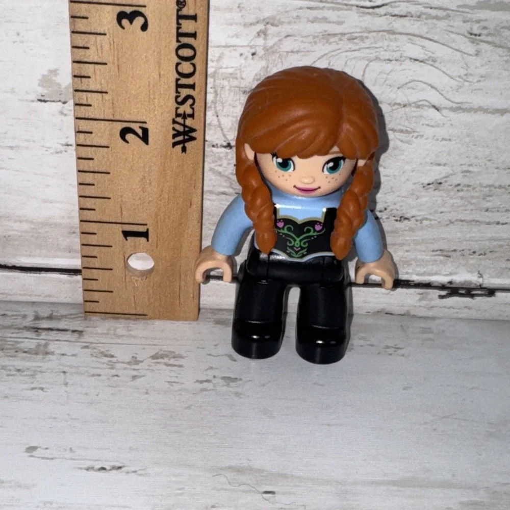 Lego Duplo Anna Princess Disney Frozen Minifig Figure Red Headed Girl Braids